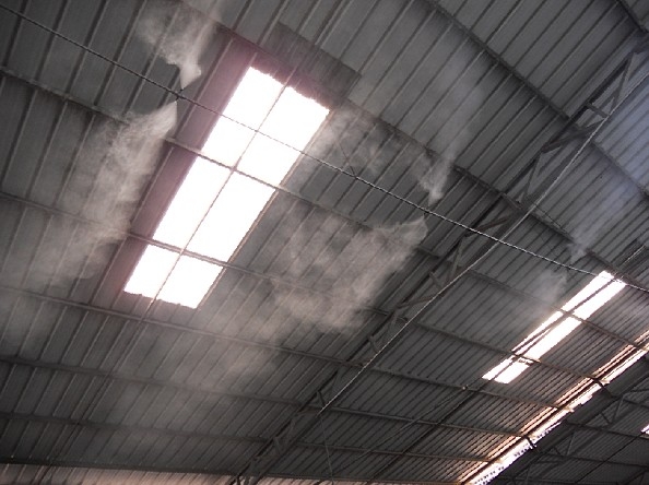 铸造厂喷雾降温